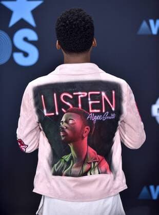 Actor Algee Smith attends the 17th annual BET Awards at Microsoft Theater in Los Angeles on June 25, 2017. The ceremony celebrates achievements in entertainment and honors music, sports, television, and movies released between April 1, 2016 and March 31, 2017.  LAP20170625365 CHRISTINExCHEW