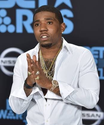 Rapper YFN Lucci attends the 17th annual BET Awards at Microsoft Theater in Los Angeles on June 25, 2017. The ceremony celebrates achievements in entertainment and honors music, sports, television, and movies released between April 1, 2016 and March 31, 2017.  LAP20170625391 CHRISTINExCHEW