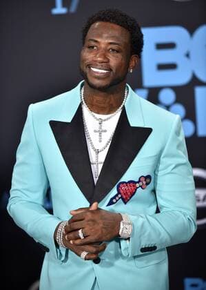 Hip-hop artist Gucci Mane attends the 17th annual BET Awards at Microsoft Theater in Los Angeles on June 25, 2017. The ceremony celebrates achievements in entertainment and honors music, sports, television, and movies released between April 1, 2016 and March 31, 2017.  LAP20170625432 CHRISTINExCHEW
