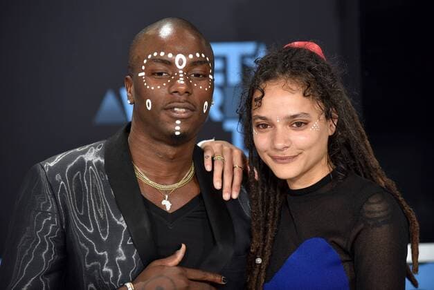 (L-R) Rapper Young Paris and actress Sasha Lane attend the 17th annual BET Awards at Microsoft Theater in Los Angeles on June 25, 2017. The ceremony celebrates achievements in entertainment and honors music, sports, television, and movies released between April 1, 2016 and March 31, 2017.  LAP20170625454 CHRISTINExCHEW