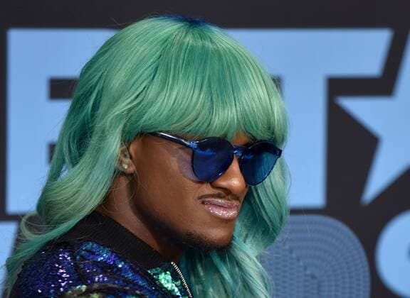 Kwaylon BlameItOnKway Rogers attends the 17th annual BET Awards at Microsoft Theater in Los Angeles on June 25, 2017. The ceremony celebrates achievements in entertainment and honors music, sports, television, and movies released between April 1, 2016 and March 31, 2017.  LAP20170625494 CHRISTINExCHEW