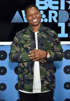 Actor Jason Mitchell attends the 17th annual BET Awards at Microsoft Theater in Los Angeles on June 25, 2017. The ceremony celebrates achievements in entertainment and honors music, sports, television, and movies released between April 1, 2016 and March 31, 2017.  LAP20170625488 CHRISTINExCHEW