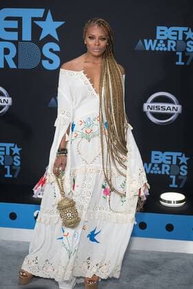 June 25, 2017 - Los Angeles, California, U.S - Eva Marcille at the 2017 BET Awards 17 held at the JW Marriot in Los Angeles, California on Sunday June 25, 2017. Los Angeles U.S. - ZUMAp124 20170625_zaa_p124_073 Copyright: xJavierxRojasx