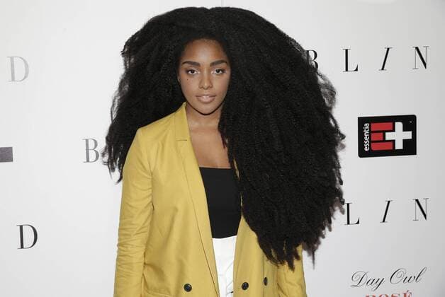 TK Quann arrives on the red carpet at the Blind premiere at Landmark Sunshine Cinema on June 26, 2017 in New York City  NYP20170626127 JOHNxANGELILLO