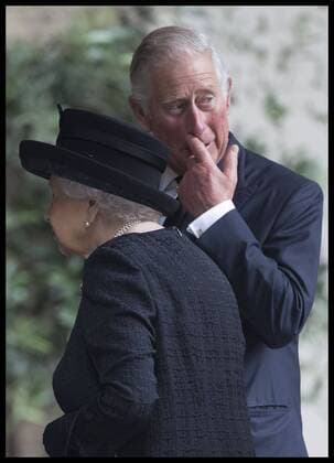 . 27 06 2017. London, United Kingdom. The Queen and Prince of Wales arriving at the funeral of Countess Mountbatten of Burma at St.Paul s church in Knightsbridge, London.  xStephenxLockx xi-Imagesx IIM-15463-0036