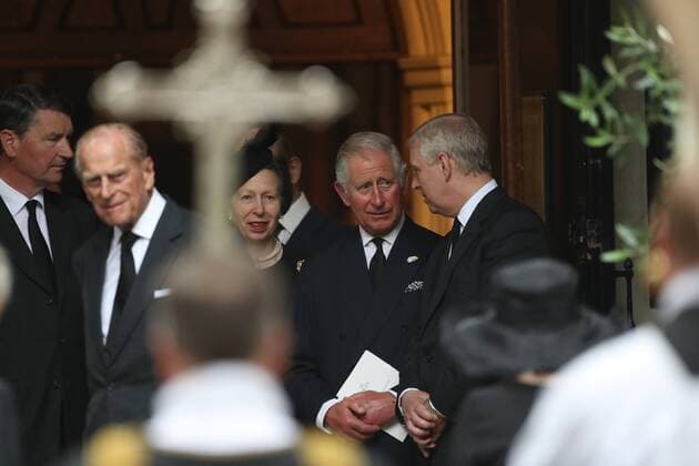 . 27 06 2017. London, United Kingdom. Royals leaving the funeral of Countess Mountbatten of Burma at St.Paul s church in Knightsbridge, London.  xStephenxLockx xi-Imagesx IIM-15463-0038