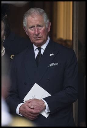 . 27 06 2017. London, United Kingdom. Prince of Wales leaving the funeral of Countess Mountbatten of Burma at St.Paul s church in Knightsbridge, London.  xStephenxLockx xi-Imagesx IIM-15463-0065
