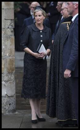 . 27 06 2017. London, United Kingdom. Countess of Wessex leaving the funeral of Countess Mountbatten of Burma at St.Paul s church in Knightsbridge, London.  xStephenxLockx xi-Imagesx IIM-15463-0071