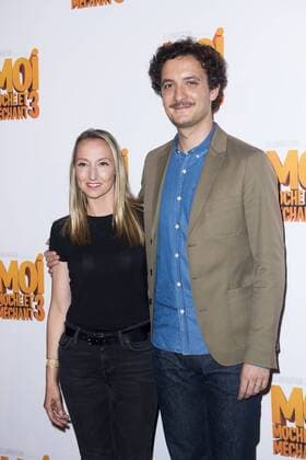 Audrey Lamy - voix francaise de Lucy David Marsais - voix francaise de Balthazar Bratt CELEBRITES : Avant Premiere du Film Moi Moche et Mechant 3 - Paris - 27 06 2017 JBAutissier Panoramic 
