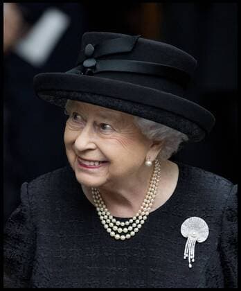 . 27 06 2017. London, United Kingdom. Countess Mountbatten of Burma Funeral. Britain s Queen Elizabeth accompanied by Prince Philip and Prince Charles attends the funeral of The Countess Mountbatten of Burma at St Paul s Church in Knightsbridge.  xi-Imagesx xPoolx IIM-15468-0003