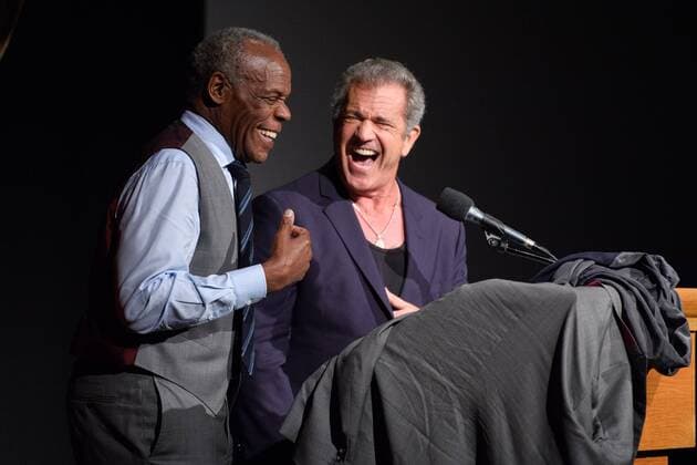 June 7, 2017 - Beverly Hills, California, U.S. - Actors DANNY GLOVER and MEL GIBSON during a tribute to Richard Donner presented by the Academy of Motion Picture Arts and Sciences, on Wednesday, June 7, 2017. Beverly Hills U.S. - ZUMAz03_ 20170607_sha_z03_117 Copyright: xKatexNoellex