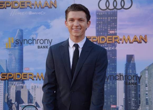 Cast member Tom Holland attends the premiere of the sci-fi motion picture Spider-Man: Homecoming at TCL Chinese Theatre in the Hollywood section of Los Angeles on June 28, 2017. Storyline: Following the events of Captain America: Civil War (2016), Peter Parker attempts to balance his life in high school with his career as the web-slinging superhero Spider-Man.  LAP2017062810 JIMxRUYMEN