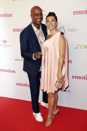 Yared Dibaba mit Gattin Fernanda de Sousa Dibaba beim Emotion Award 2017 in der Laeiszhalle. Hamburg, 28.06.2017 Foto:xC.xTamckex xFuturexImage