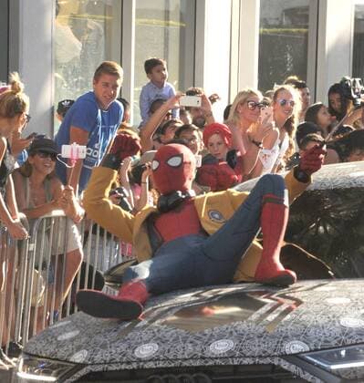 June 28, 2017 - Los Angeles, California, United States - June 28th 2017 - Los Angeles, California USA - SPIDERMAN, arriving at the Spider-Man:Homecoming Premiere held at the TCl Chinese Theater, Hollywood, CA. Los Angeles United States - ZUMAf05_ 20170628_zaf_f05_074 Copyright: xPaulxFentonx