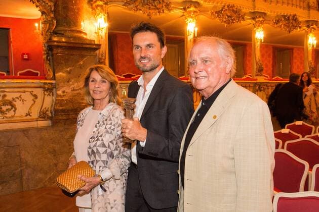 Senta berger, Simon und Michael Verhoeven; Friedenspreis des deutschen Films - Die Brücke - 2017, Cuvillies Theater München 29.06.17