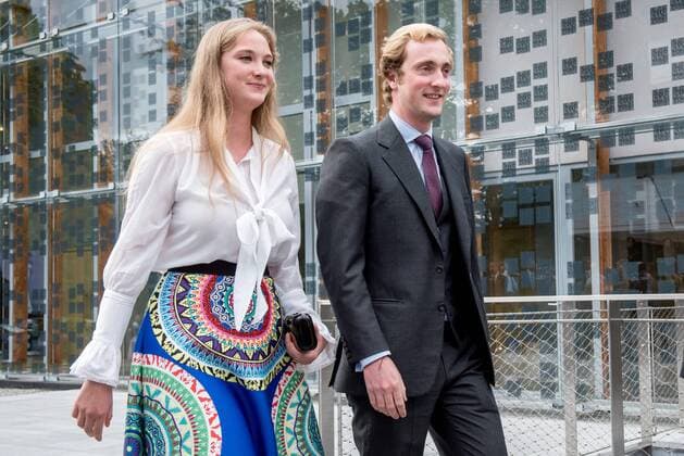 Belgium , Waterloo , Jun 29 , 2017 - Party on the occasion of the 80 th birthday of Queen Paola - Prince Joachim and his girlfriend Copyright Danny Gys Reporters GYS  DannyxGys