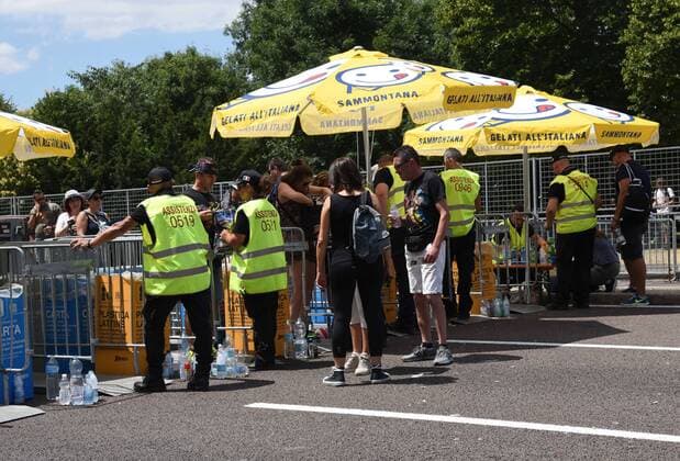 Foto IPP Sabattini Alessandro , Modena 1 07 2017 - Concerto di Vasco Rossi al Modena Park - Nella foto controlli agli ingressi  0