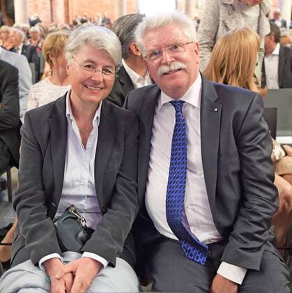 Uni-Credit Festspielnacht in Allerheiligeh-Hofkirche am 3o. Juni 2017 Martin Zeil mit Frau Barbara