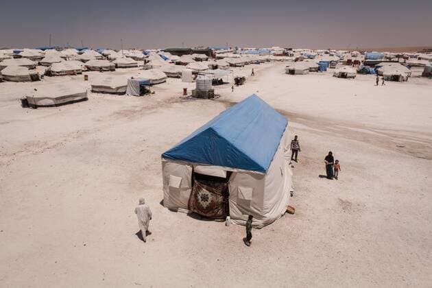 - Humanitarian camp North Syria - Rojava - 30 06 2017 - Syria Rojava - Syria - Rojava - Syrian North - June 30, 2017. Ain Issa Refugee Camp, home to numbers of fledged Raqqa residents. General view.  ChrisxHubyx xLexPictorium LePictorium_0162558
