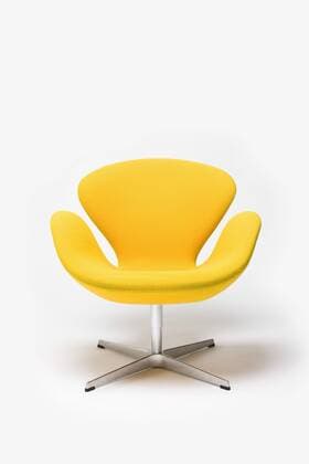 Designklassiker von Arne Jacobsen Swan Chair, Danish, 1958. Designer: Arne Jacobsen  Copyright: xGxJacksonx 12528-1200-1