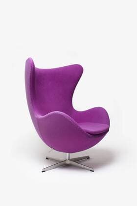 Designklassiker von Arne Jacobsen Egg Chair, Danish, 1958. Designer: Arne Jacobsen  Copyright: xGxJacksonx 12528-1210-1