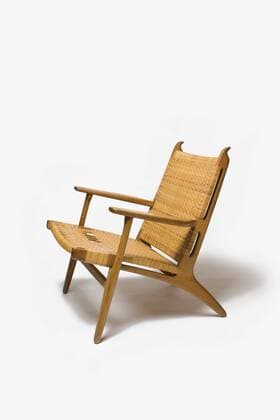 CH-27 Armchair, Danish, 1960s, manufactured by Carl Hansen. Designer: Hans J Wegner  Copyright: xGxJacksonx 12528-1340-1