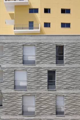 Architektur von Christian de Portzamparc Ile Extenso Calberson B, Nantes. France  Copyright: xDavidxChurchillx 12705-80-1