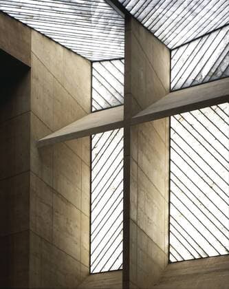 Architektur von Rafael Moneo Cathedral of our Lady of the Angels, Los Angeles, California,USA. Detail of altar window with alabaster panels. Architect: Rafael Moneo Los Angeles California USA  Copyright: xJohnxEdwardxLindenx 9973-270-1
