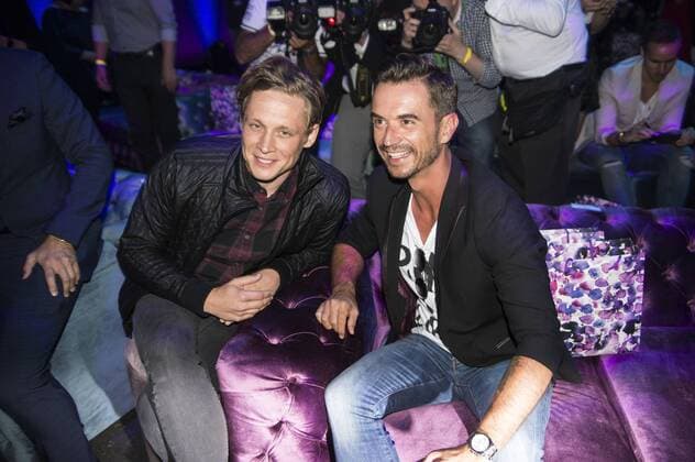 Matthias Schweighöfer und Florian Silbereisen bei der Luz de la Luna Fashion Show von Guido Maria Kretschmer presented by OTTO auf der Berlin Fashion Week Spring Summer 2018 im Tempodrom. Berlin, 05.07.2017 Foto:xK.xWernerx xFuturexImage