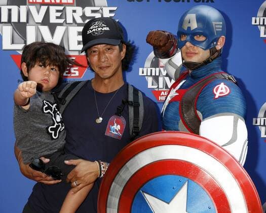 July 8, 2017 - Los Angeles, CA, USA - LOS ANGELES - JUL 8: Will Yun Lee, Son, Captain America_ at the Marvel Universe Live Red Carpet at the Staples Center on July 8, 2017 in Los Angeles, CA Los Angeles USA - ZUMAb170 20170708_zap_b170_020 Copyright: xKayxBlakex