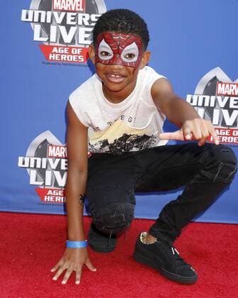 July 8, 2017 - Los Angeles, CA, USA - LOS ANGELES - JUL 8: Lonnie Chavis at the Marvel Universe Live Red Carpet at the Staples Center on July 8, 2017 in Los Angeles, CA Los Angeles USA - ZUMAb170 20170708_zap_b170_032 Copyright: xKayxBlakex