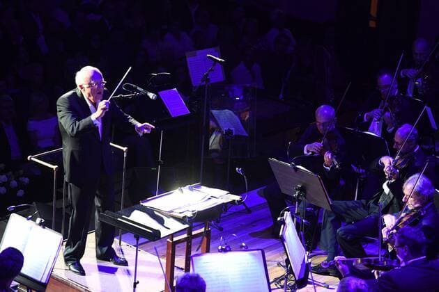 Czech National Symphony Orchestra under the baton of Vladimir Cosma perform within the 13th Prague Proms music festival in Prague, Czech Republic, on July 10, 2017. (CTKxPhoto KaterinaxSulova) CTKPhotoP201707100817801  SUK_6453