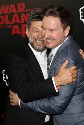 War for the Planet of the Apes film premiere on July 10, 2017 in New York City. Andy Serkis;Matt Reeves New York United States  532271