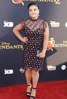 July 11, 2017 - Hollywood, California, U.S. - Laurie Hernandez attends The Los Angeles Premiere of Descendants 2 held at the Arclight Cinerama Dome in Hollywood, California on July11, 2017. 2017 Hollywood U.S. - ZUMAl86_ 20170711_zaf_l86_034 Copyright: xDavexLongendykex