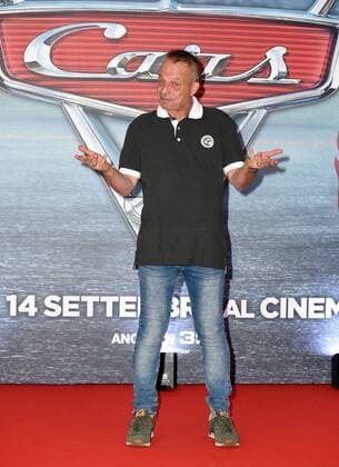Foto IPP Gioia Botteghi Roma 12 07 2017 presentazione del film di animazione Cars 3 nella foto il comico Marco Della Noce doppiatore della versione italiana  0