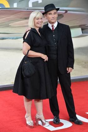 July 13, 2017 - London, London, UK - London, UK. CLAIRE VAN KAMPEN and SIR MARK RYLANCE attends the Dunkirk World Film Premiere. London UK  - ZUMAl94_ 20170713_zaf_l94_030 Copyright: xRayxTangx