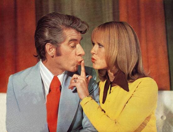 Crazy - Total verrückt, aka: Rudi, laß das Mausen sein!, Deutschland 1973, Regie: Franz Josef Gottlieb, Darsteller: Rudi Carrell, Monika Lundi Copyright: IFTN UnitedArchives11929