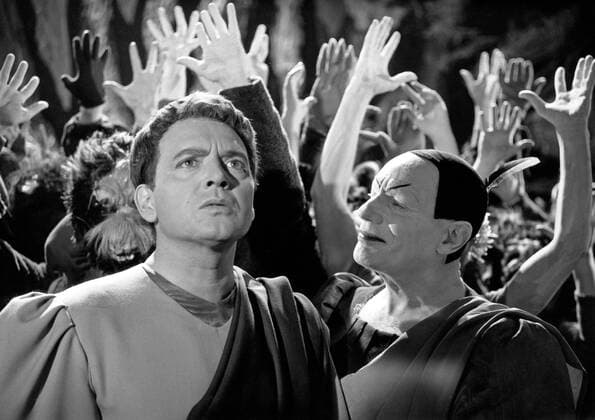 Faust, Deutschland 1960, Regie: Peter Gorski, Gustaf Gründgens, Dasteller: Will Quadflieg, Gustaf Gründgens Copyright: IFTN UnitedArchives1223901789847