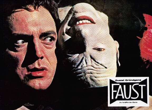 Faust, Deutschland 1960, Regie: Peter Gorski, Gustaf Gründgens, Dasteller: Will Quadflieg, Gustaf Gründgens Copyright: IFTN UnitedArchives1223901789859