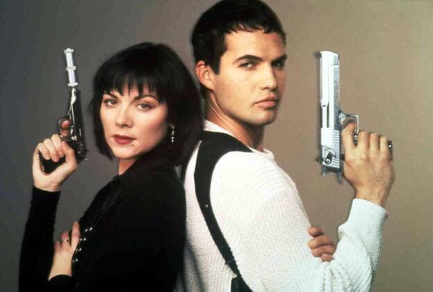 Cyborg Agent aka. Running Delilah, USA 1993 Regie: Richard Franklin Darsteller: Kim Cattrall, Billy Zane, Francois Guetary Copyright: IFTN UnitedArchives1291701363204