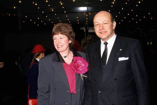 Berlinale 1989, Walter Momper mit seiner Frau Anne