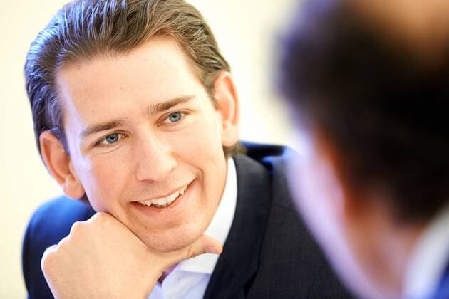 - Wien 20.03.2014 - PHOTO: Austrian Federal Minister for Europe, Integration and Foreign Affairs, Sebastian Kurz, Österreichischer Bundesminister für Europa, Integration und Äußeres Austrian Foreign Minister Sebastian Kurz 