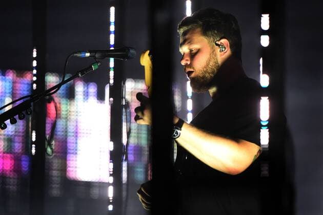 Guitarist Joe Newman of the British music band Alt-J performs during the first day of the Colours of Ostrava music festival in Ostrava, Czech Republic, on July 19, 2017. (CTKxPhoto JaroslavxOzana) CTKPhotoP201707190980301  jao 6