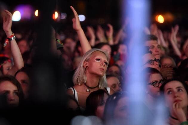 Fan of the British music band Alt-J attends the first day of the Colours of Ostrava music festival in Ostrava, Czech Republic, on July 19, 2017. (CTKxPhoto JaroslavxOzana) CTKPhotoP201707190983101  jao 7