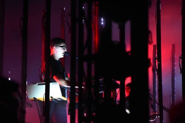 Musician Gus Unger-Hamilton of the British music band Alt-J performs during the first day of the Colours of Ostrava music festival in Ostrava, Czech Republic, on July 19, 2017. (CTKxPhoto JaroslavxOzana) CTKPhotoP201707190995701  jao 11