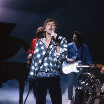 Der deutsche Rockmusiker und Schauspieler Marius Müller Westernhagen, Deutschland 1980er Jahre. German rock singer and actor Marius Mueller Westernhagen, Germany 1980s. UnitedArchives00023716