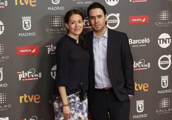 Celso Garcia and Lorena Machica arrive at the presentation of the Platino Awards at the Callao Cinema in Madrid, Spain, 20 July 2017. The Magic Box will be the venue for the fourth edition of the Ibero American Cinema Platino Awards next 22 July. PLATINO AWARDS PRESENTATION PARTY IN MADRID !ACHTUNG: NUR REDAKTIONELLE NUTZUNG!  Copyright: xSantixDonairex MAD105 20170721-636362052032832694