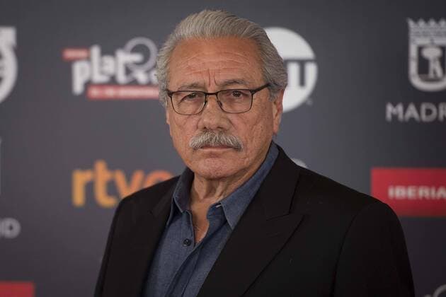 Edward James Olmos attends to the photocall before the press conference with the honorific award of Platinos Awards 2017 in Madrid, July 21, 2017. Spain.  (20170721017)