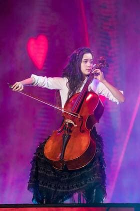 Taiwanese actress and musician Ouyang Nana performs at a ceremony during the 2017 MTV Global Mandarin Music Awards in Shenzhen city, south China s Guangdong province, 20 July 2017. Stars shine on 2017 MTV Global Mandarin Music Awards in south China  pbu655983_06