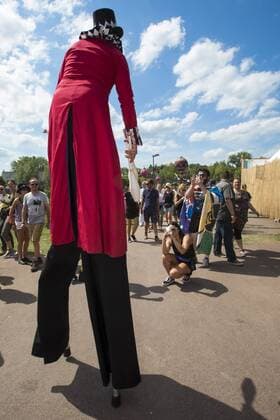 Bilder des Tages Illustration picture shows the first day of the Tomorrowland music festival, Friday 21 July 2017. The 13th edition of Tomorrowland electronic music festival takes place at the De Schorre terrain in Boom from 20 to 23 July 2017 and from 27 to 30 July 2017.  KOENxBLANCKAERT 05135526